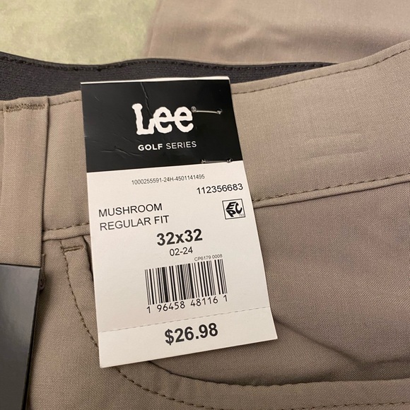 Lee Men's Golf Series  Pants 32x32 - Picture 2 of 4